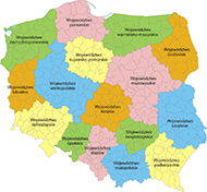 Mapa Polski - mapa administracyjna